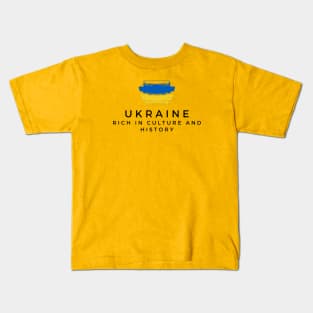 Ukraine Rich In Culture and History Kids T-Shirt